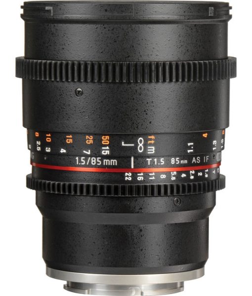 Samyang 85mm T1.5 VDSLR ED AS IF UMC II Cine Lens for Sony E 2 www.filters-exchange.com