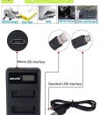 SEIWEI Dual Rapid Battery and Charger with LCD Screen – NP-FW50 7 www.filters-exchange.com