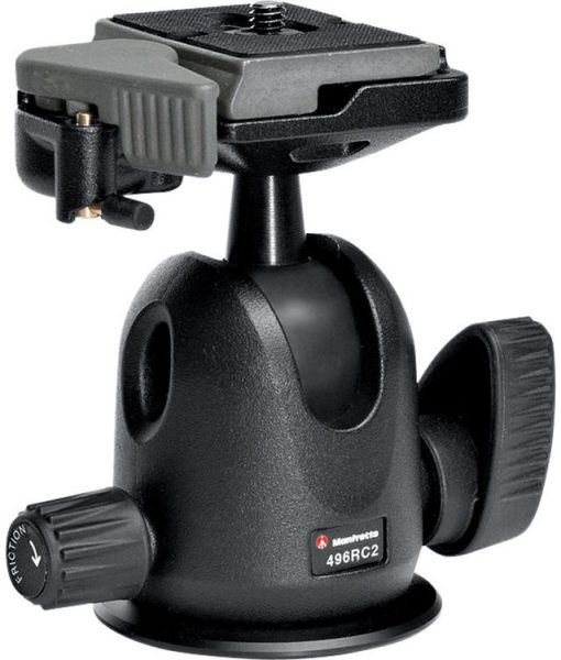 Manfrotto 496RC2 Compact Ball Head with RC2 Quick Release 1 www.filters-exchange.com