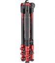 Manfrotto BeFree Color Aluminum Travel Tripod (Red) 2