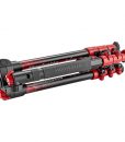 Manfrotto BeFree Color Aluminum Travel Tripod (Red) 3