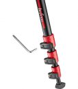 Manfrotto BeFree Color Aluminum Travel Tripod (Red) 9