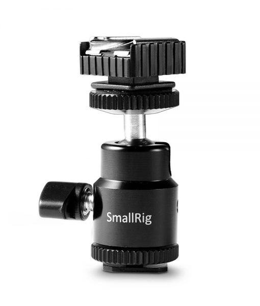 SmallRig LCD Monitor Adapter with Hot Shoe and Cold Shoe Base with .75 Female Hole 1639 1 www.filters-exchange.com