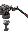 Nitrotech N8 video head with Twin leg tripod middle spreader2