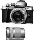 Olympus OM-D E-M10 Mark II Mirrorless Micro Four Thirds Digital Camera with 14-42mm EZ and 40-150mm Lenses Kit (Silver)2