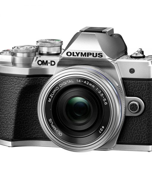 Olympus OM-D E-M10 Mark III Mirrorless Micro Four Thirds Digital Camera with 14-42mm EZ Lens (Silver)