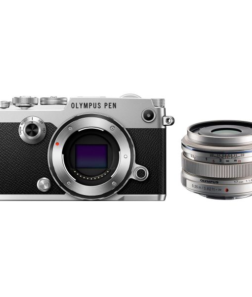 Olympus PEN-F Mirrorless Micro Four Thirds Digital Camera with 17mm Lens Kit (Silver)