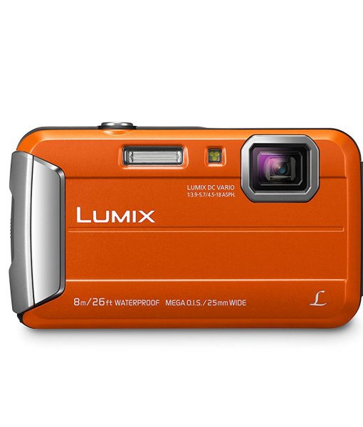 Panasonic Lumix DMC-FT30EB-D 16 MP 4x Optical Zoom Waterproof Action Camera – Orange