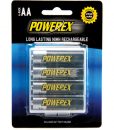 Powerex Rechargeable AA NiMH Batteries (1.2V, 2700mAh) 4 Pack