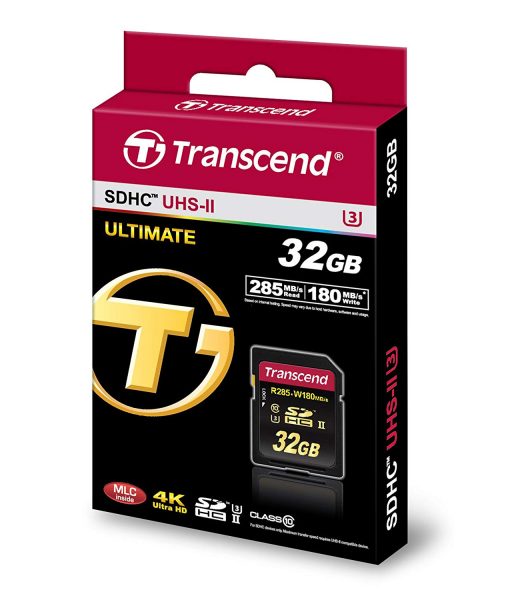 Transcend 32GB Ultimate SDHC UHS-II U3 Memory Card