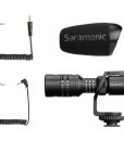 Saramonic Vmic Mini Compact Camera-Mount Shotgun Microphone for DSLR Cameras and Smartphones6