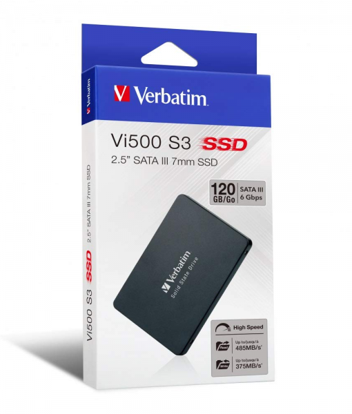 Verbatim 120GB Vi500 S3 2.5 inch SATA 3 6.0Gbps Solid State Drive SSD