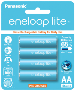 Panasonic-Eneloop-Lite-BK-3LCCE-4BT-AA-Rechargeable-Battery-Pack-of-4